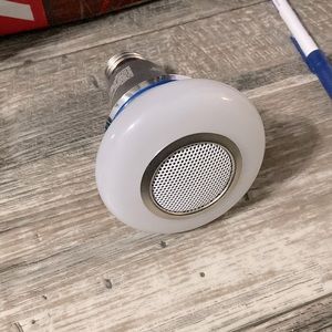 Light bulb with a built in speaker and is kinda loud